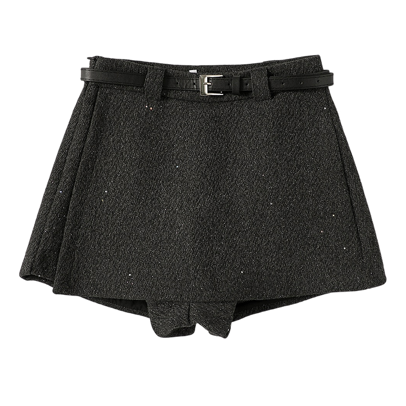 A-line high waist short skirt package hip slim pants for women