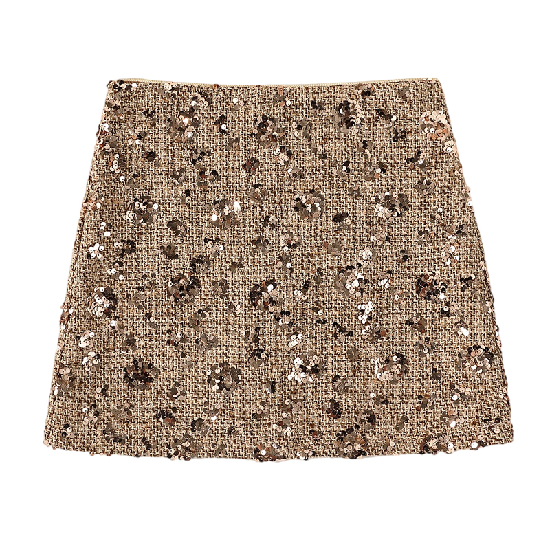 Autumn and winter skirt A-line short skirt for women
