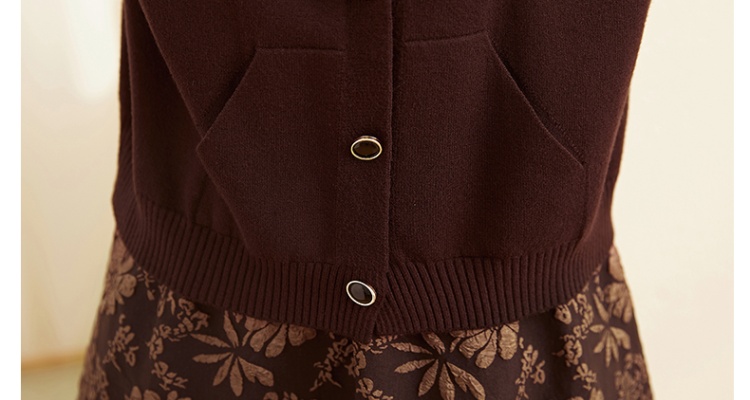 Fashion autumn and winter dress 2pcs set for women