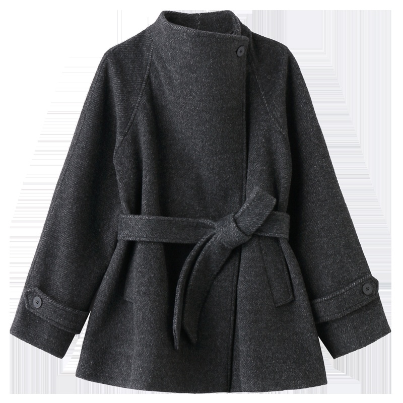 Winter all-match overcoat cashmere temperament coat