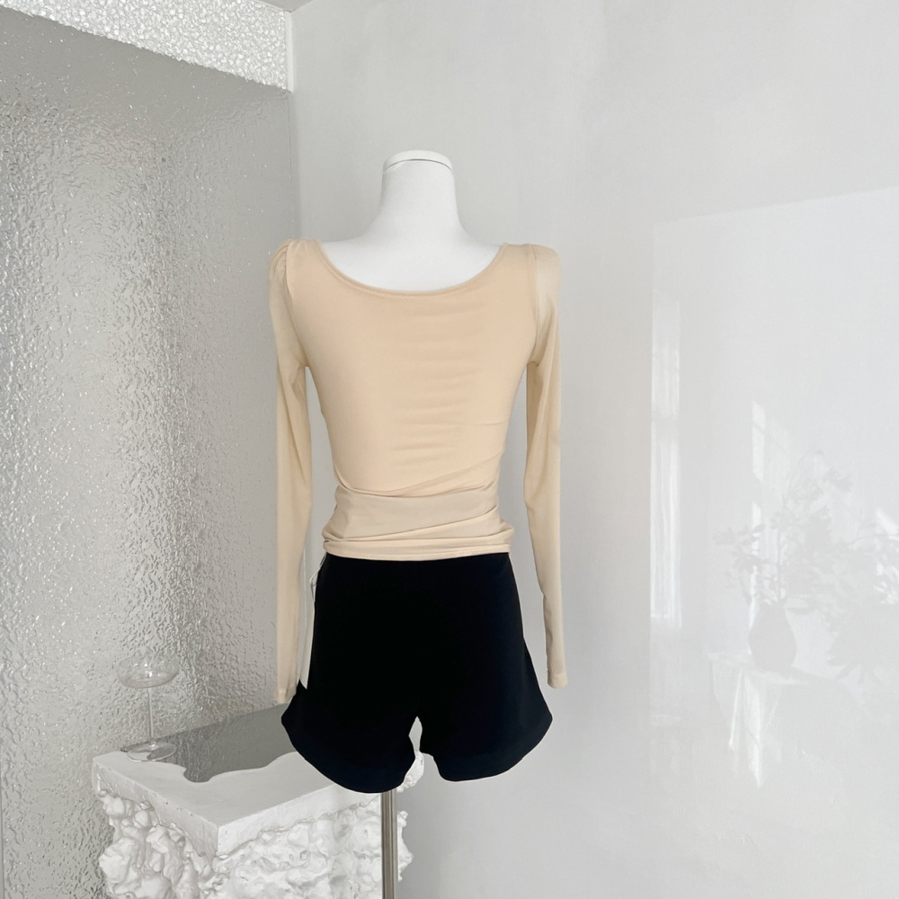 Spicegirl bandage T-shirt lace slim tops for women