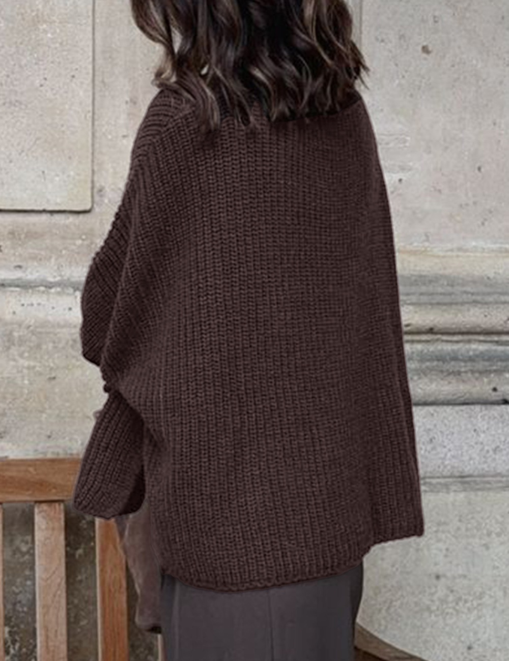 V-neck cardigan autumn and winter sweater for women