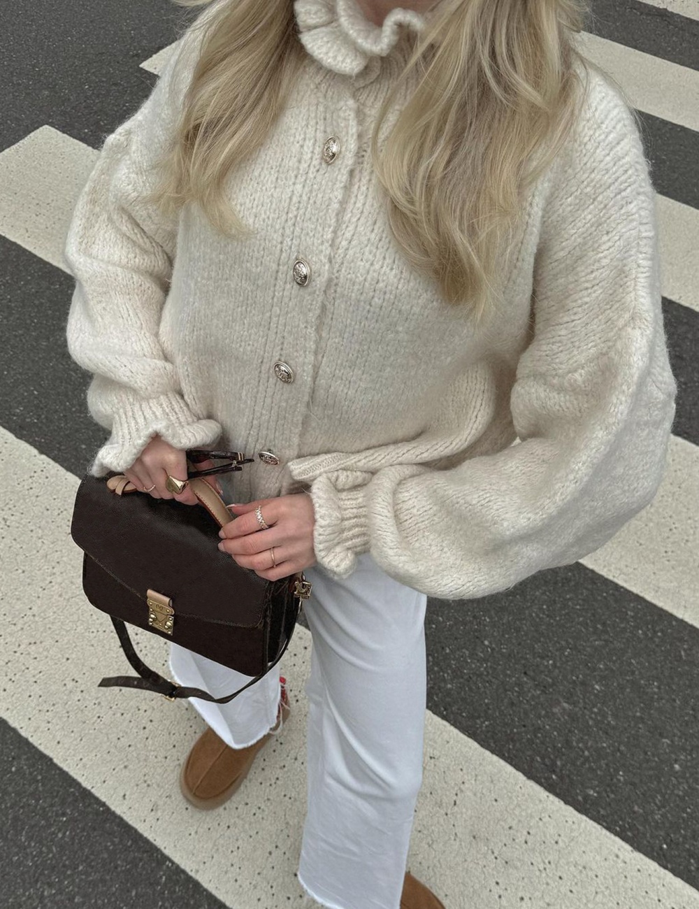 Cstand collar sweater European style coat