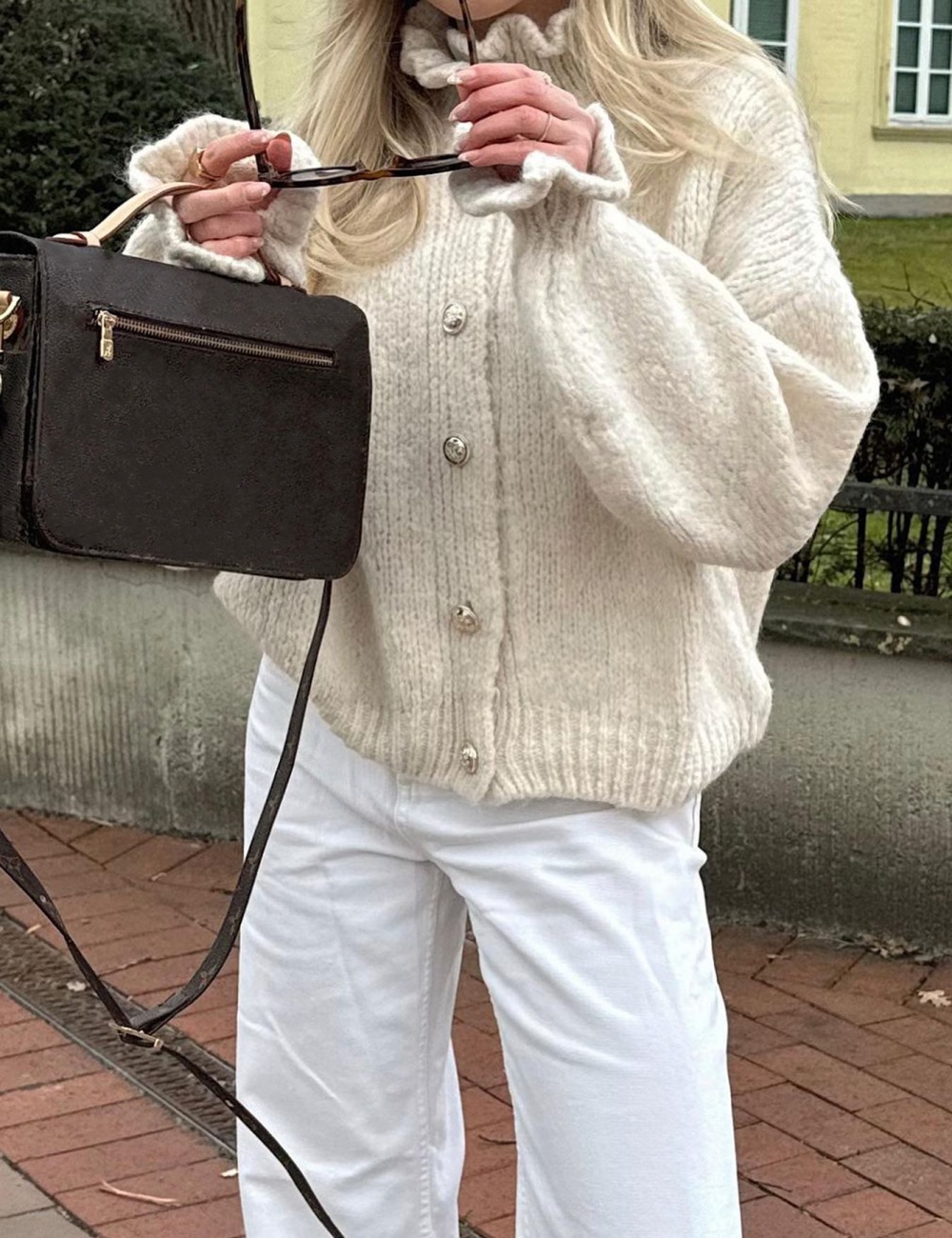 Cstand collar sweater European style coat