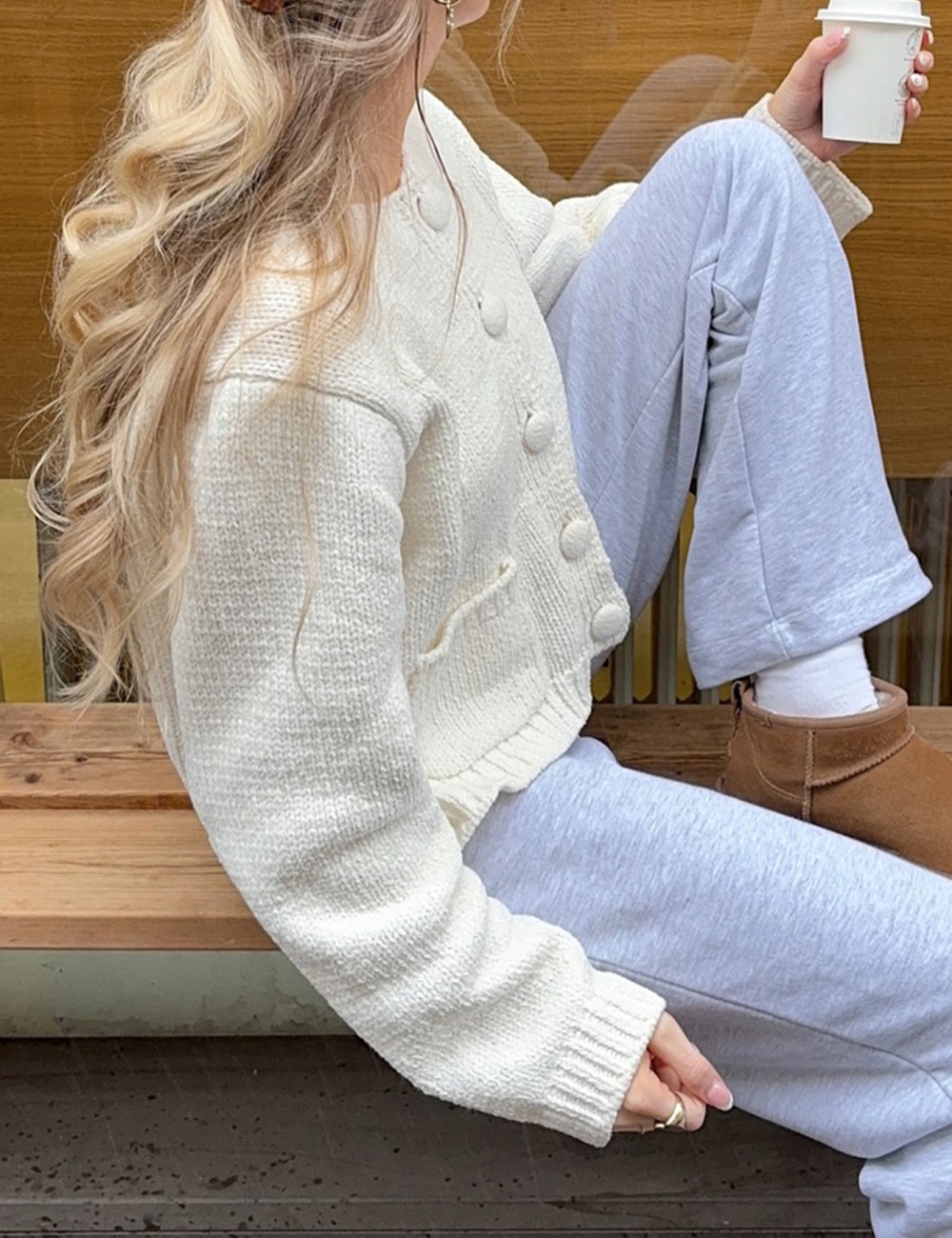 Simple European style Casual sweater for women