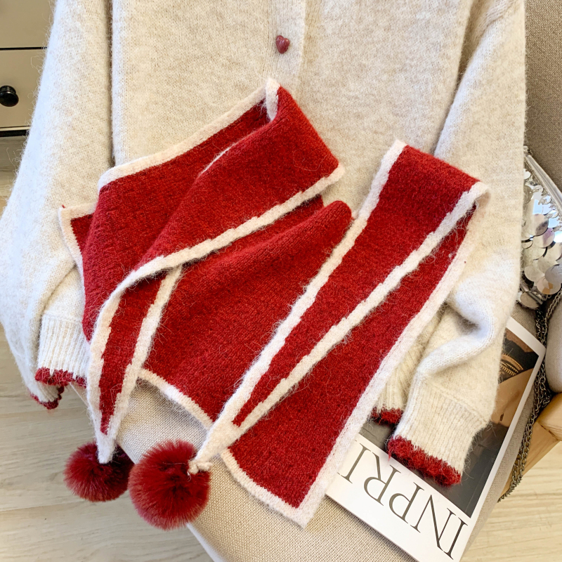 Fashion sweater all-match cardigan 2pcs set