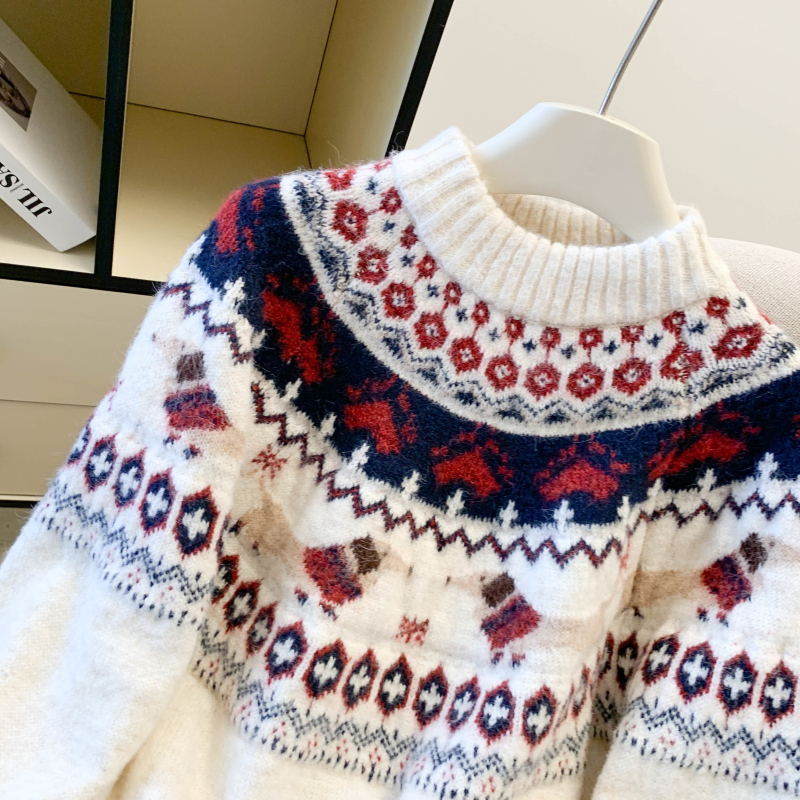 Thick tops pullover sweater