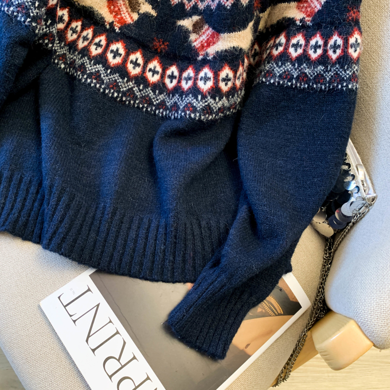 Thick tops pullover sweater