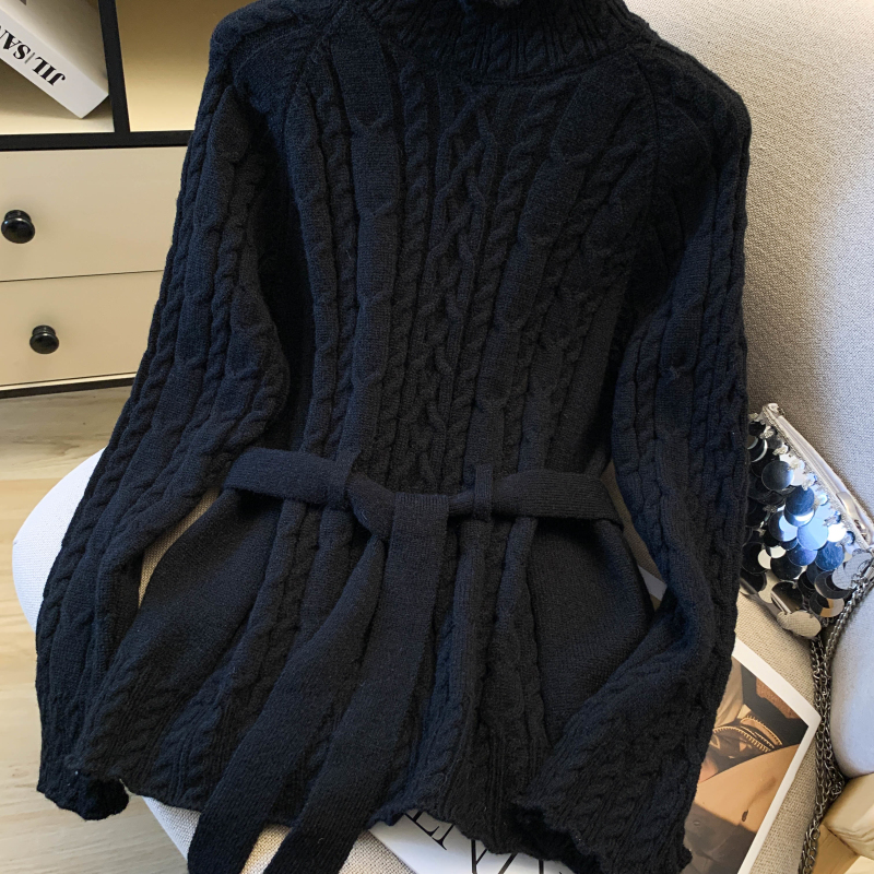 Casual Western style sweater twist fashion belt for women