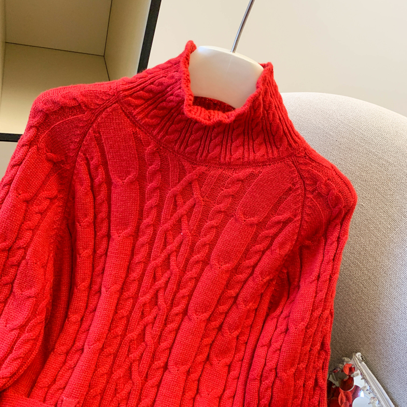 Casual Western style sweater twist fashion belt for women