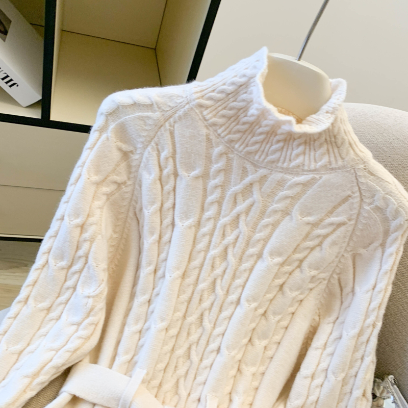 Casual Western style sweater twist fashion belt for women