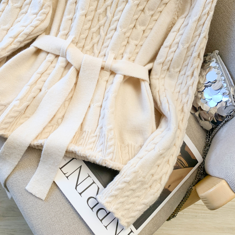 Casual Western style sweater twist fashion belt for women