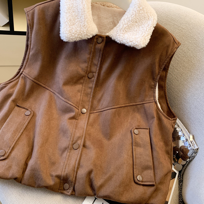 Western style cotton coat thick tops for women