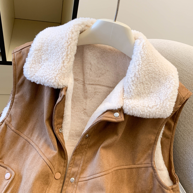 Western style cotton coat thick tops for women