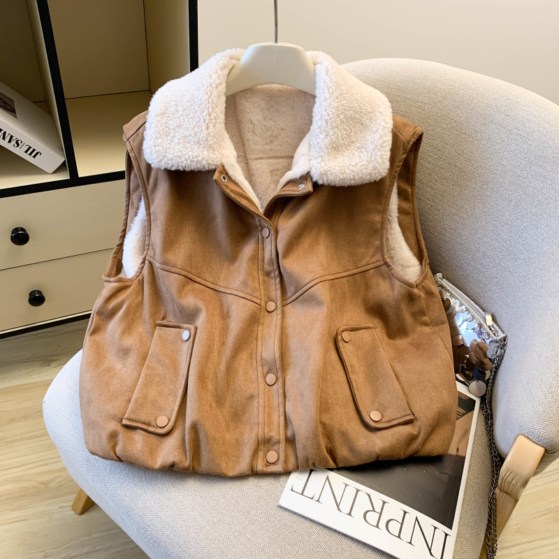 Western style cotton coat thick tops for women