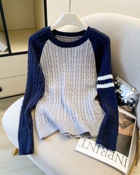 Twist sweater pullover bottoming shirt for women