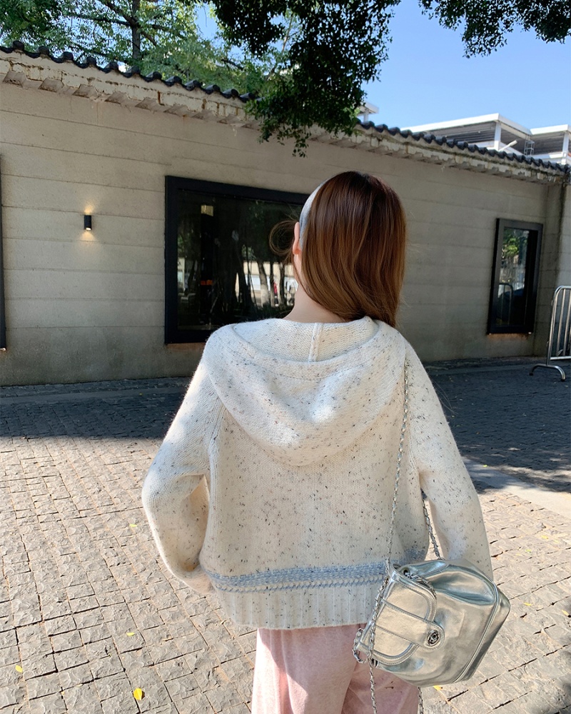 Knitted winter tops twist cardigan for women