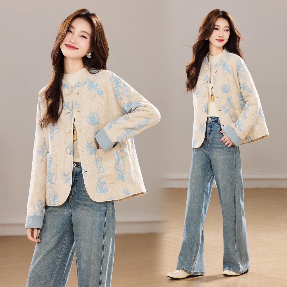 Fashion winter cotton coat Chinese style coat for women