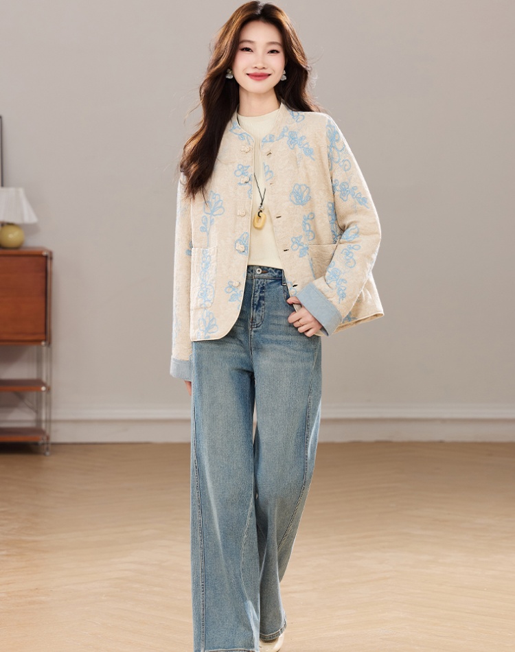 Fashion winter cotton coat Chinese style coat for women