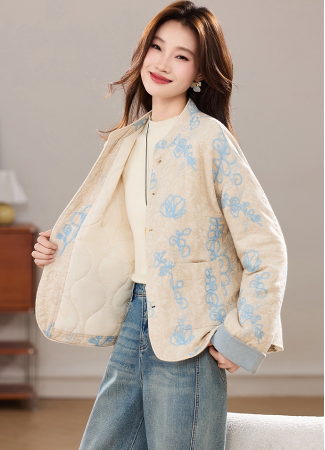 Fashion winter cotton coat Chinese style coat for women