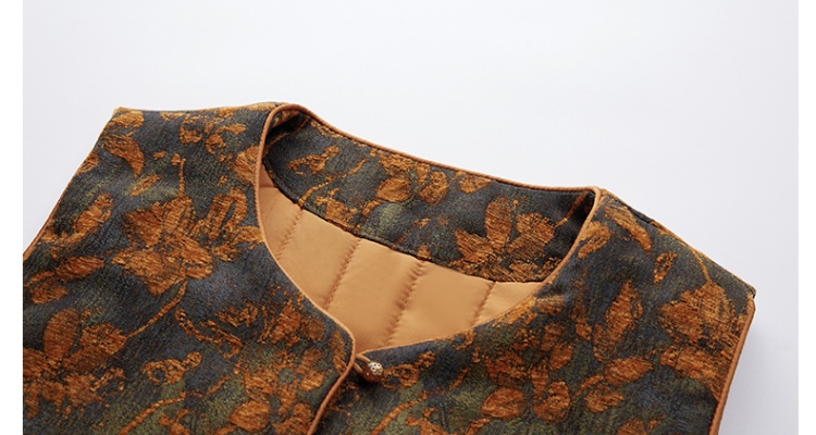 Round neck dress elmo waistcoat 2pcs set for women