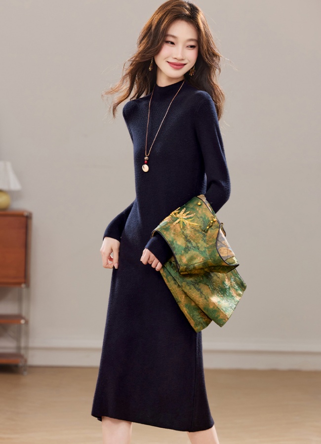 Temperament dress waistcoat 2pcs set for women