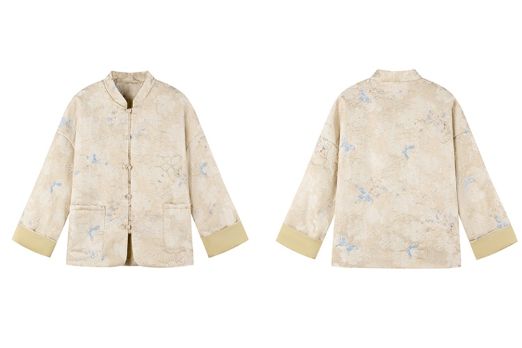 Elegant Chinese style coat winter cotton coat for women