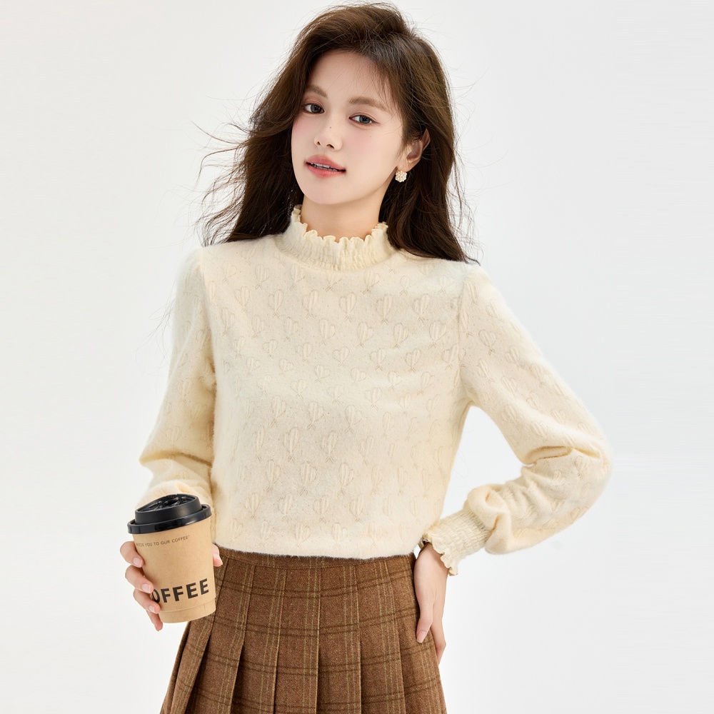 Thick inside the ride tops plus velvet bottoming shirt