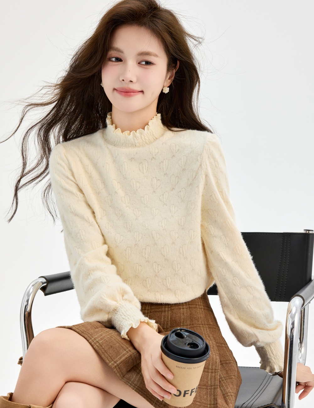 Thick inside the ride tops plus velvet bottoming shirt