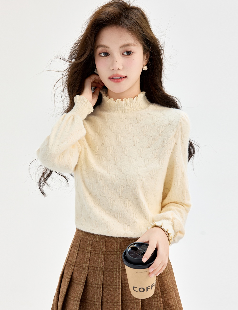 Thick inside the ride tops plus velvet bottoming shirt