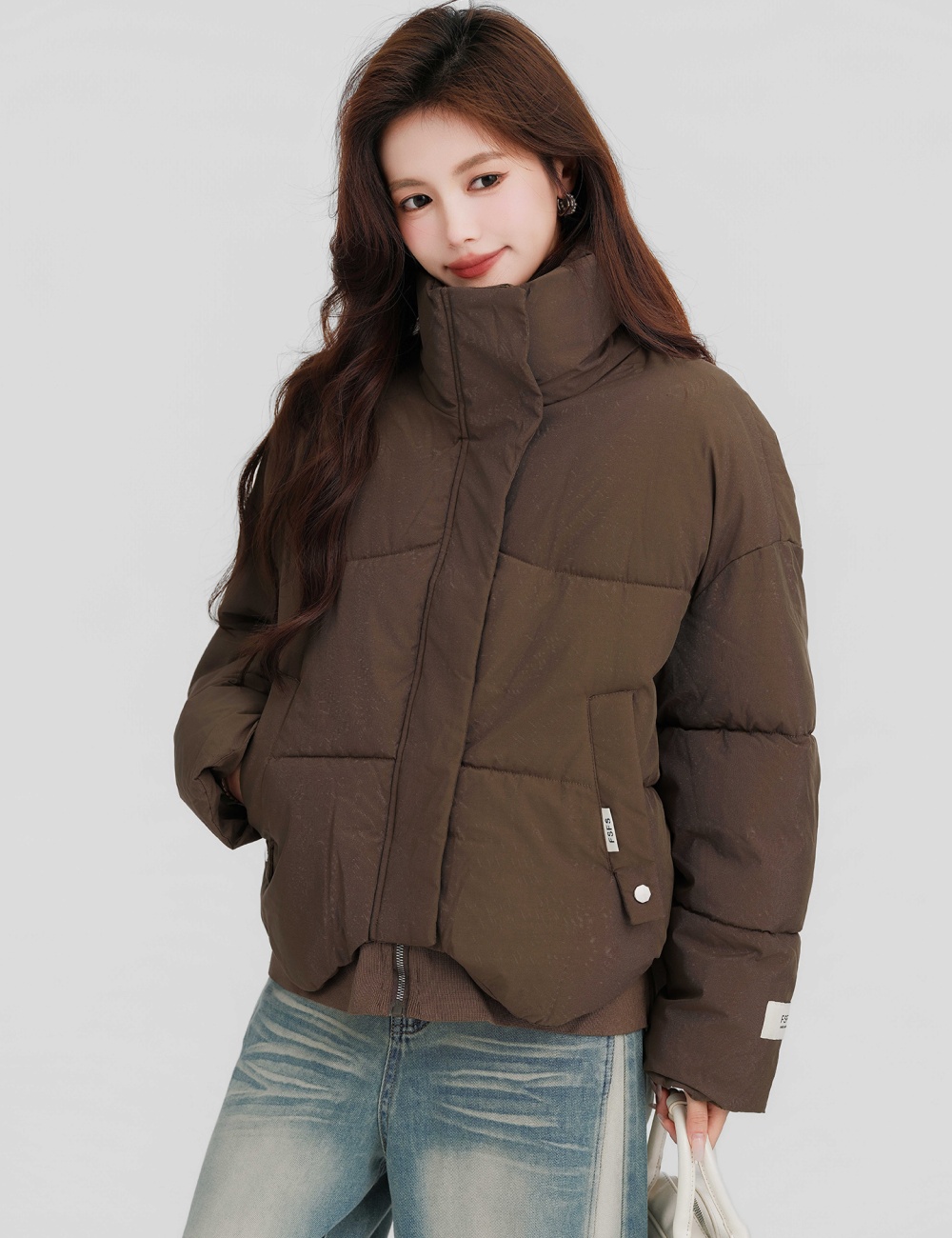 Autumn and winter short cotton coat all-match coat