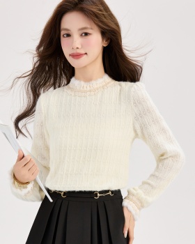 Long sleeve bottoming shirt tops for women
