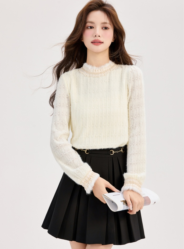 Long sleeve bottoming shirt tops for women