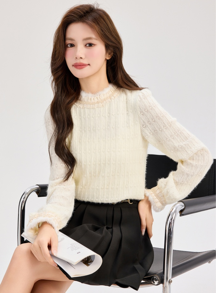 Long sleeve bottoming shirt tops for women