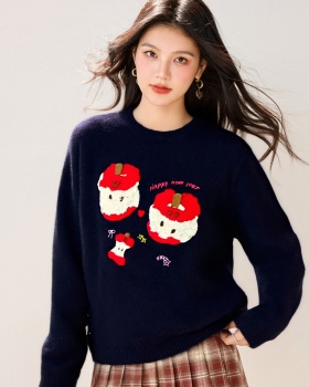 Slim christmas lovely Korean style winter sweater