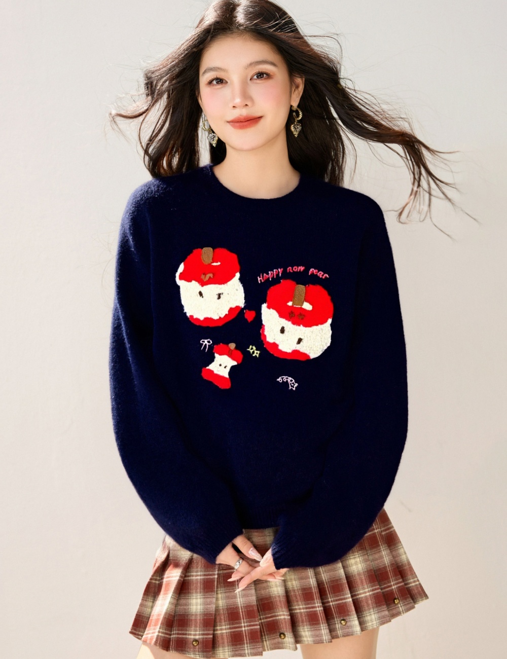Slim christmas lovely Korean style winter sweater
