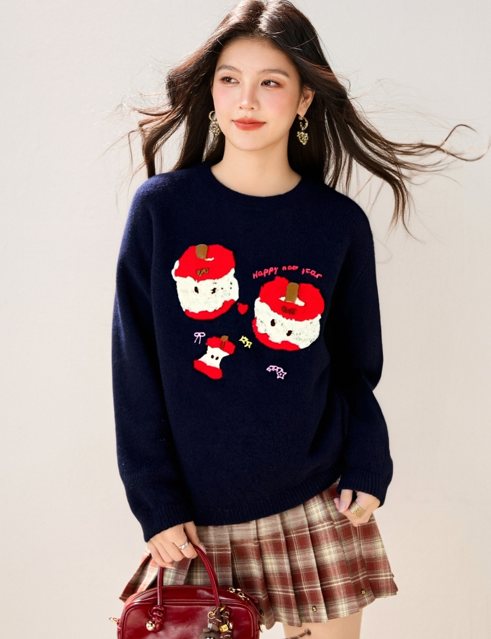 Slim christmas lovely Korean style winter sweater