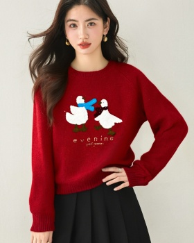 Christmas winter sweater pattern tops for women