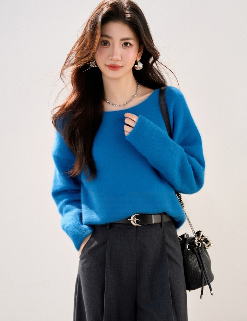 Tender France style sweater autumn and winter tops