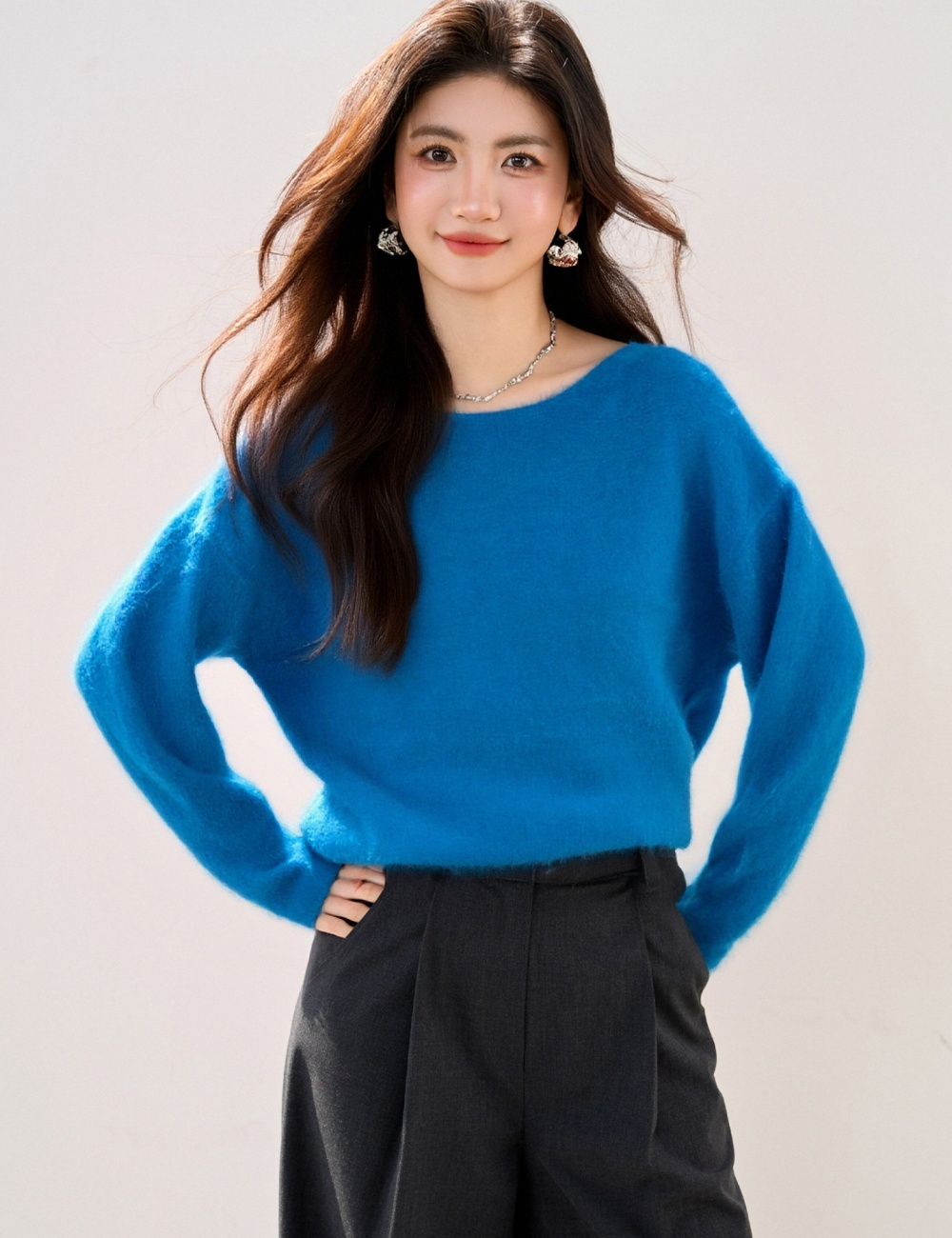 Tender France style sweater autumn and winter tops