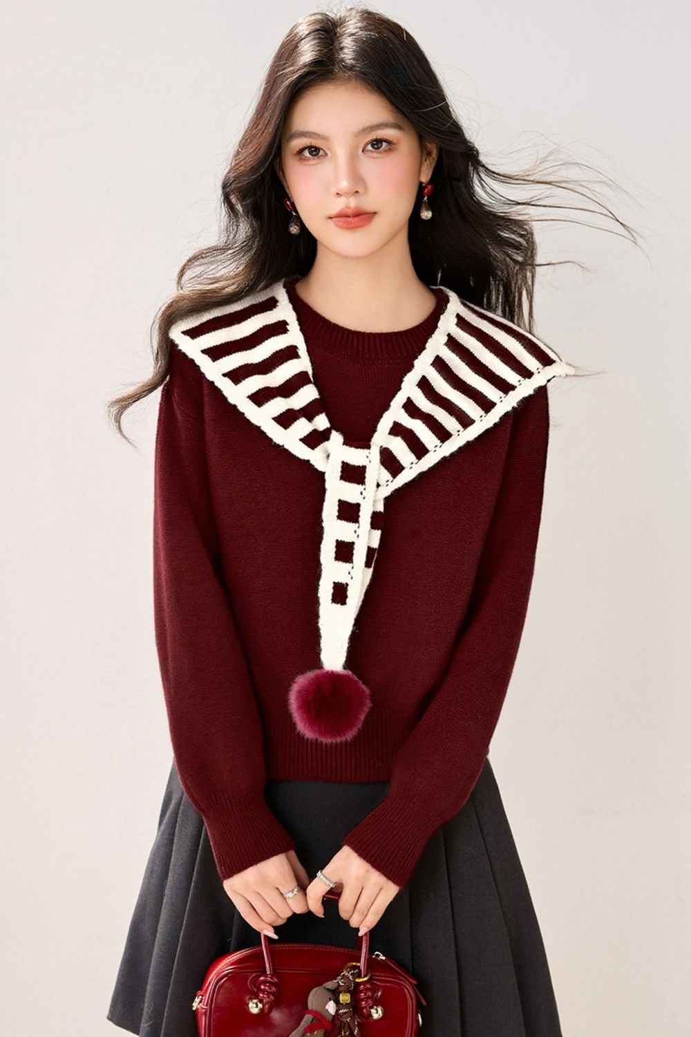 Red tops christmas sweater