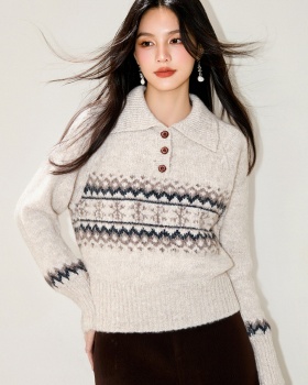 Pullover lazy autumn and winter sweater for women