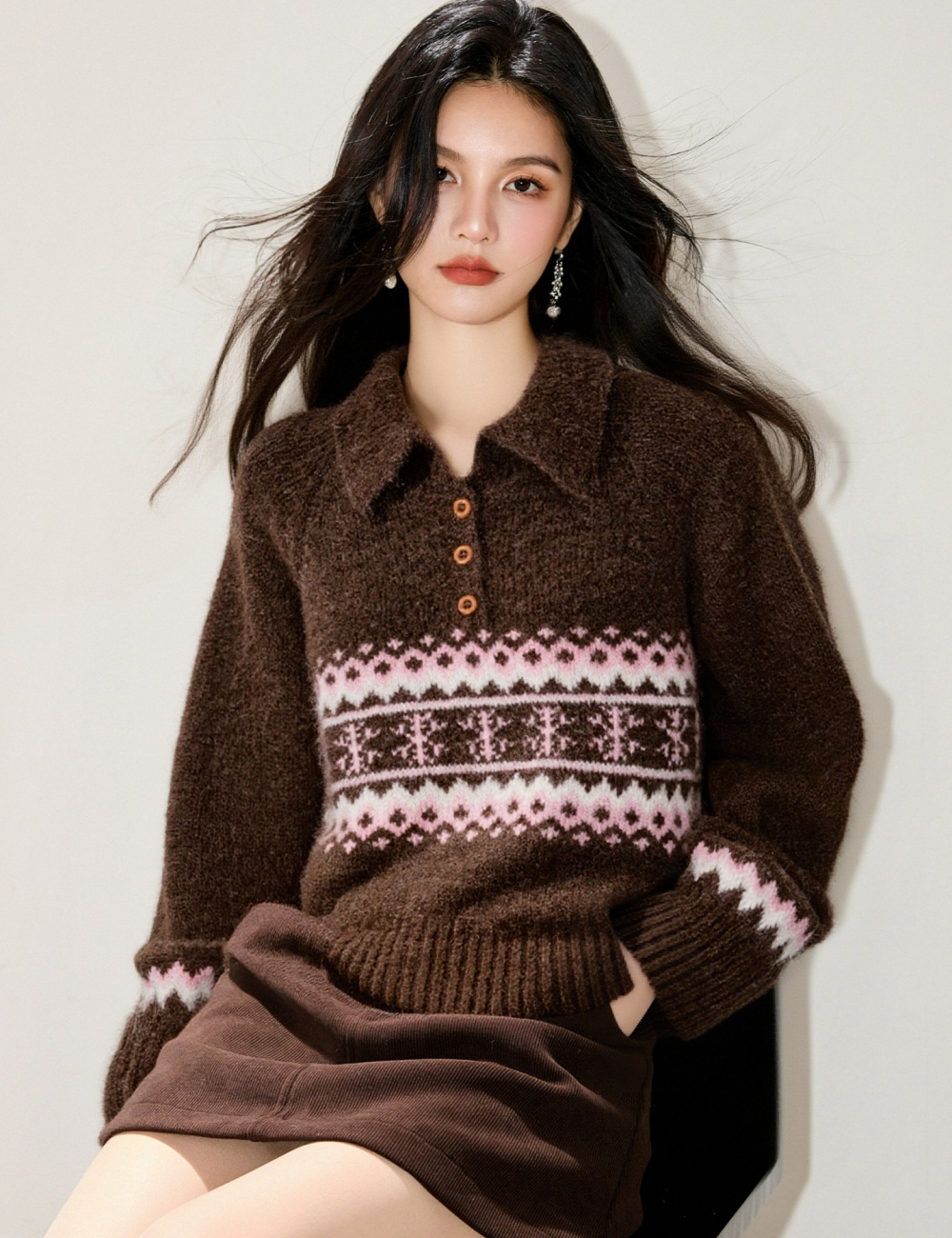 Pullover lazy autumn and winter sweater for women