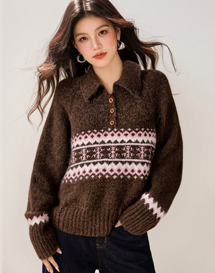 Pullover lazy autumn and winter sweater for women