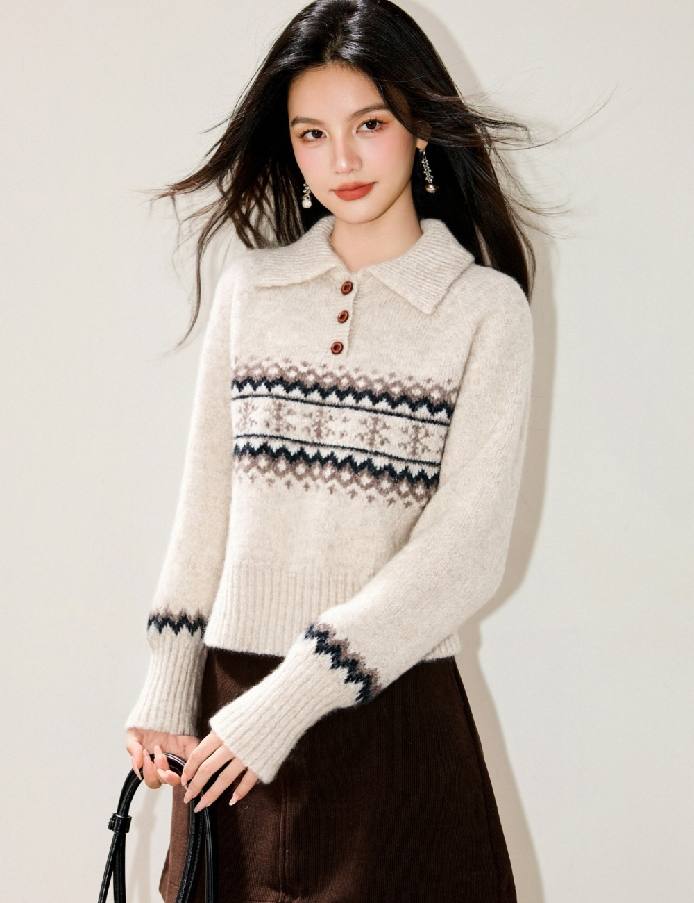 Pullover lazy autumn and winter sweater for women