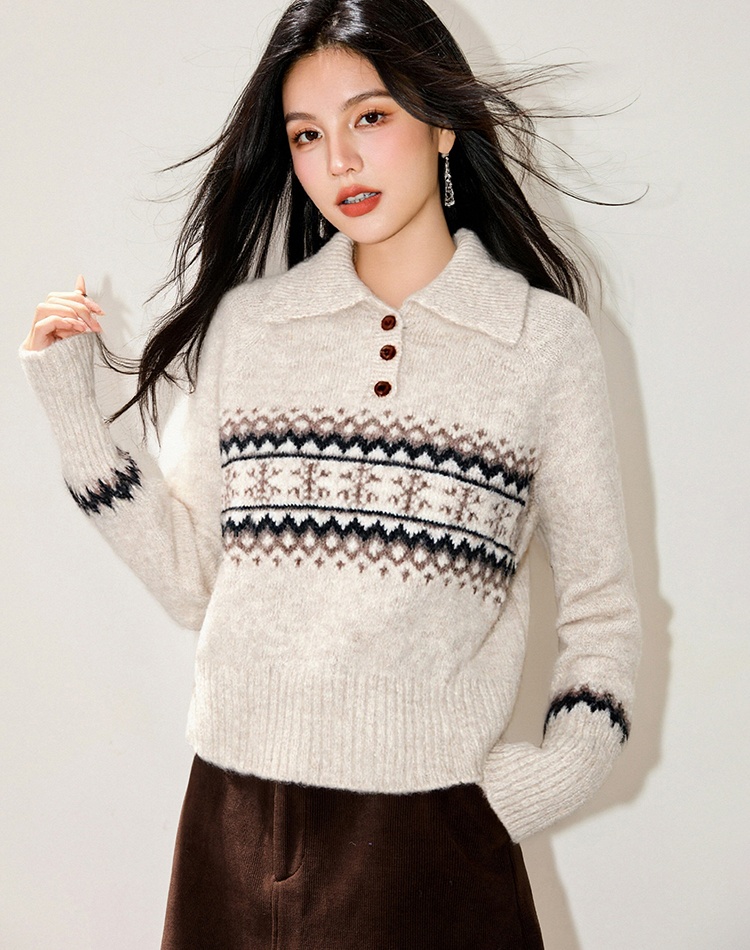 Pullover lazy autumn and winter sweater for women