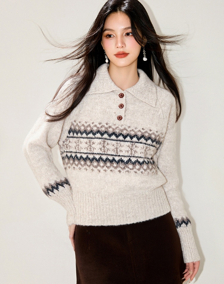 Pullover lazy autumn and winter sweater for women
