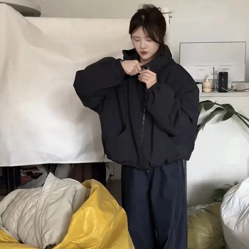 Korean style tops winter cotton coat for women