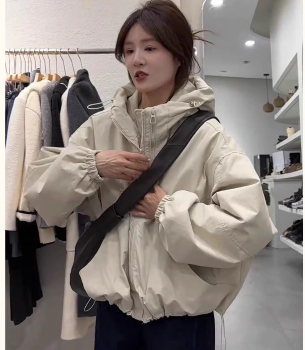 Korean style tops winter cotton coat for women