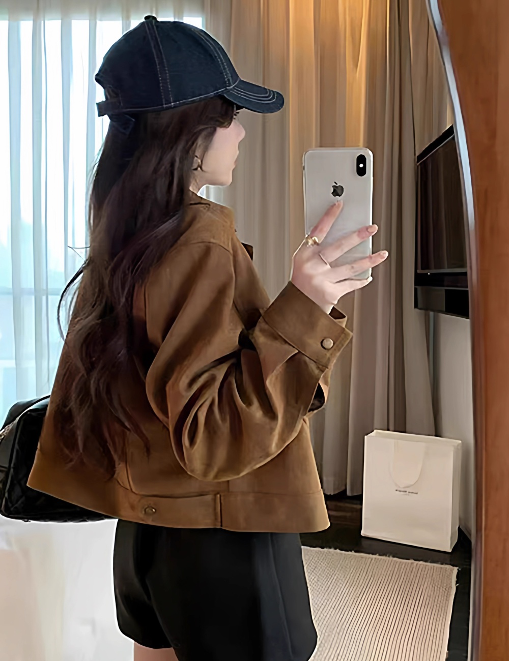 Korean style short jacket Casual autumn and winter coat